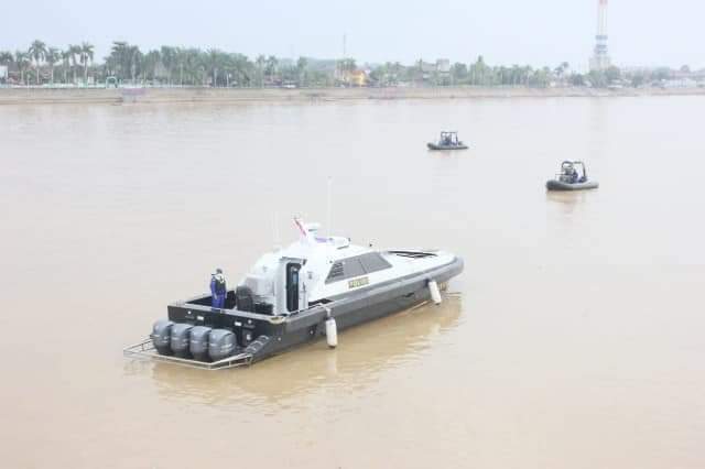 Banjir di pinggir aliran sungai Batanghari