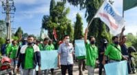 Buruh PT Djambi Waras mogok kerja