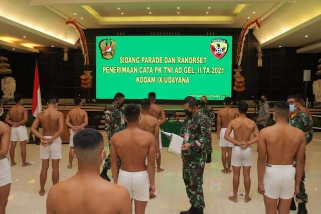 Penerimaan TNI AD tahun 2021