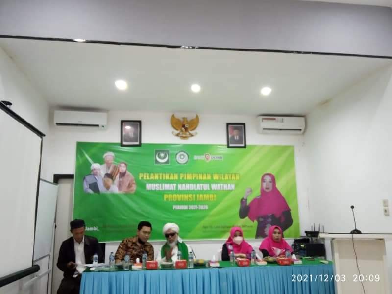 Pelantikan PW Muslimat NW Provinsi Jambi