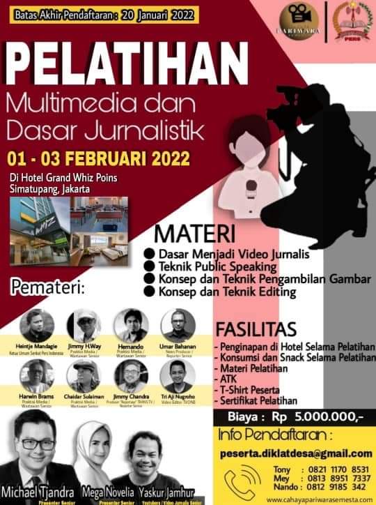 Pelatihan video jurnalistik