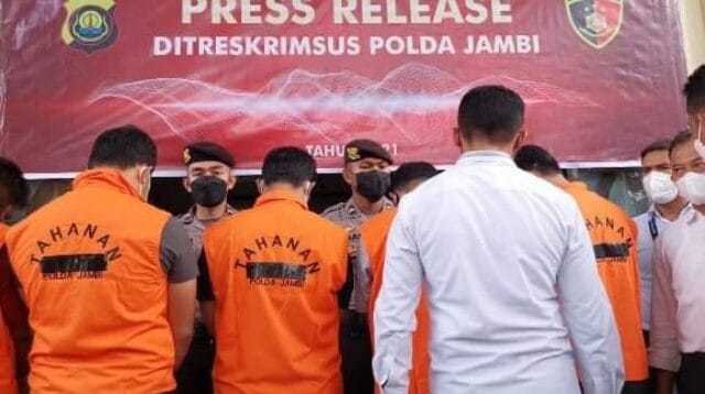 Perdagangan emas ilegal di Jambi