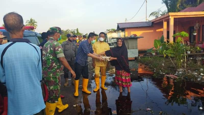Banjir di Rokan Hilir