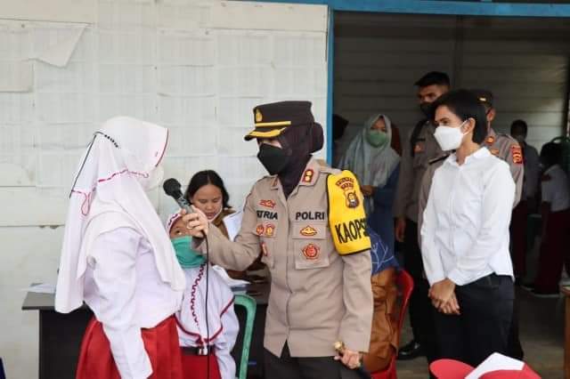 Capaian vaksinasi anak di Tebo