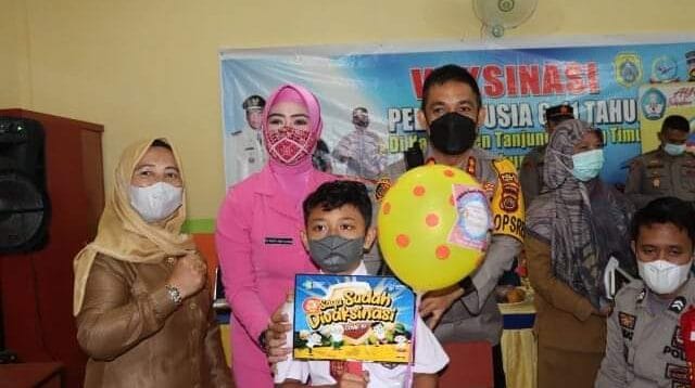 Capaian vaksinasi anak di Tanjab Timur