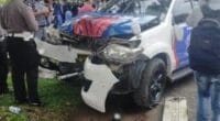 Mobil PJR Polda Jambi kecelakaan