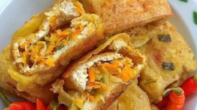 Cara membuat tahu sayur ayam