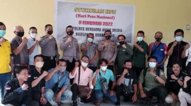 Perayaan HPN di Polres Rokan Hilir