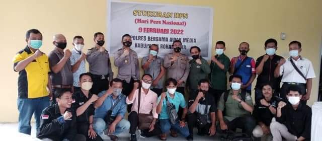 Perayaan HPN di Polres Rokan Hilir