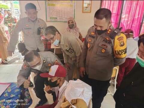 Vaksinasi anak di Muaro Jambi