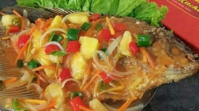 Cara membuat gurami asam manis