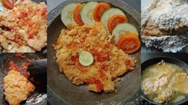 Cara membuat telur geprek