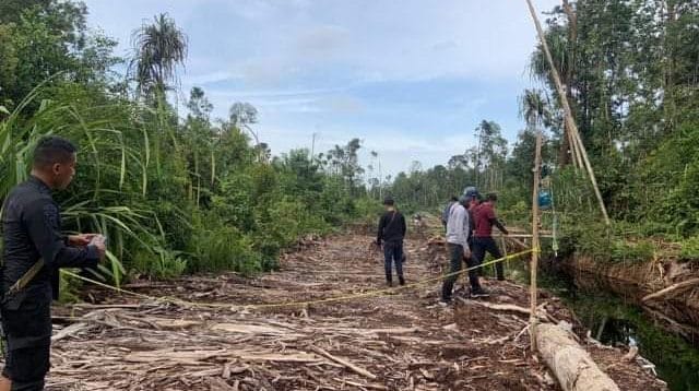 Illegal Logging di Muaro Jambi