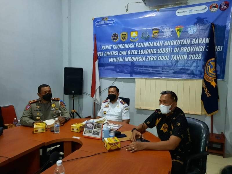 Kendaraan ODOL di Provinsi Jambi