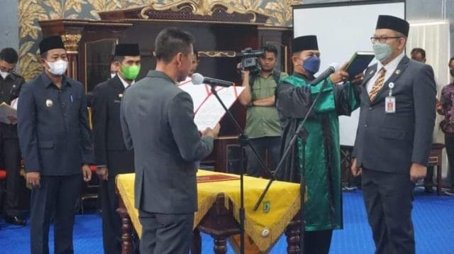 Pelantikan Sekda Rokan Hilir