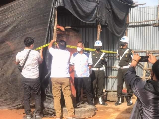 Gudang BBM ilegal di Kota Jambi