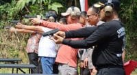 Lomba menembak Polres Rohil