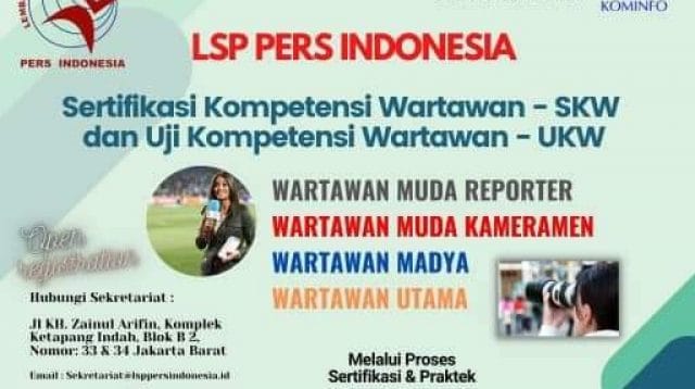 Sertifikasi kompetensi wartawan