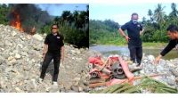 Razia penambangan emas ilegal di Sarolangun
