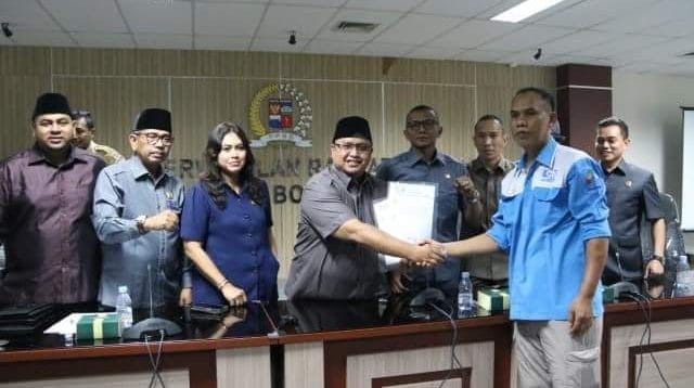 Demo buruh di Kota Bogor