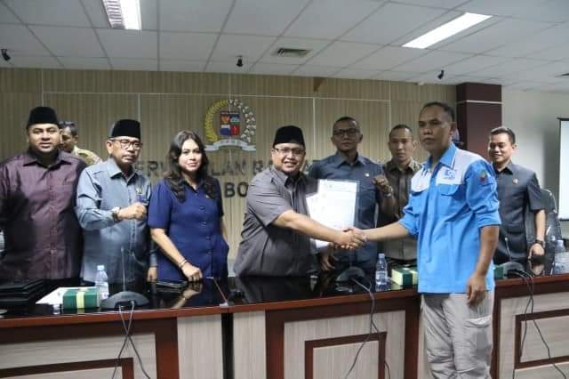 Demo buruh di Kota Bogor