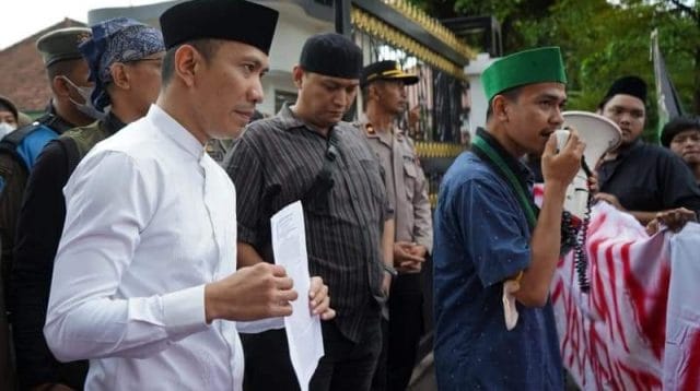 Demo tolak kenaikan BBM di Kota Bogor