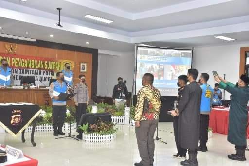 Penerimaan tamtama Polri