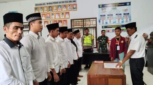 Perangkat dusun pasar Lubuk Landai
