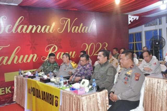Suasana tahun baru di Jambi
