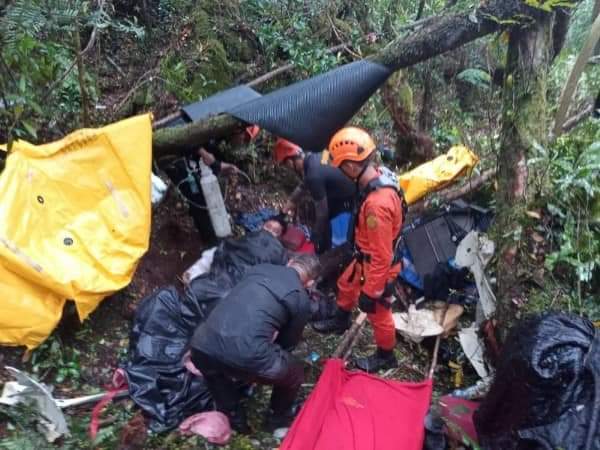 Kisah perjuangan evakuasi korban helikopter jatuh di Kerinci